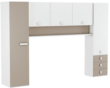 Demeyere Pont, Blanc, 304 x 53,5 x 203 cm