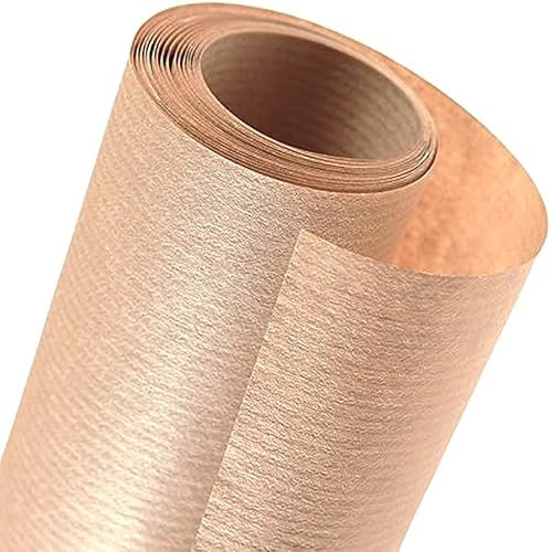 Papier cadeau kraft de qualité supérieure - 70cm x 20m - grande longueur format économique