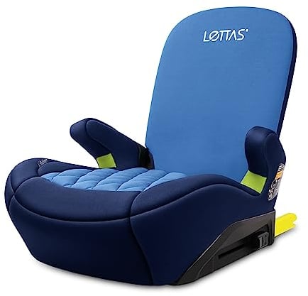 LETTAS I-SIZE Seggiolino Auto ISOFIX Gruppo 3 (125-150cm, 22-36 kg) Rialzo Auto Per Bambini dai 6 ai 12 anni