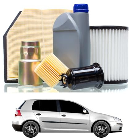 Tagliando per VW Golf V 2.0 GTI 147 kw - 5 Lt di olio + 4 Filtri anno 2004<>2009