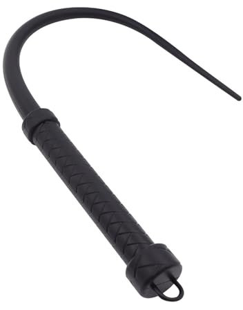 Kutocesy Latigo de Silicona,Látigo Sexual Suave para SM Juegos Sexuales Adultos Bondage Flogger Azotes Masaje para Parejas Cosplay Juguetes Sexuales (Black)