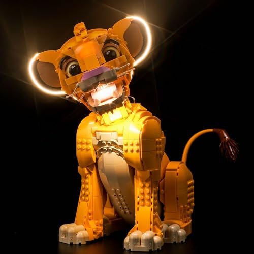 Light Kit for Lego Young Simba the Lion King, Lighting Set for Lego 43247 Young Simba the Lion King Set - Not Include Models, Just Light Kit