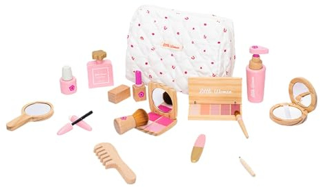 JWQFBC Holz Make Up Spielzeug Set für Rollenspiele von Mädchen