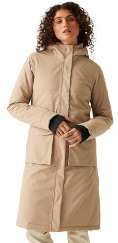 Regatta Yarli Damen-Jacke, Warmes Taupe/Light Vanilla, 36