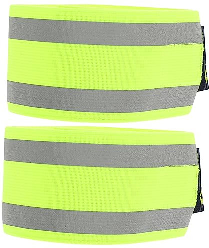 HANABASS 10 Stück Nachtlaufleggings Farbige Beinbänder Sicherheitsarmbänder Für Nachtlaufarmband Reflektierende Nachtlaufgurte Reflektierendes Armband Laufsicherheitsarmbänder