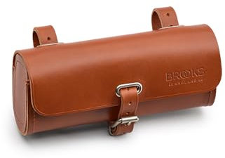 Brooks England Challenge Satteltasche, 0,5 l, Honig, Fahrradzubehör für Fahrrad, Ledersattel