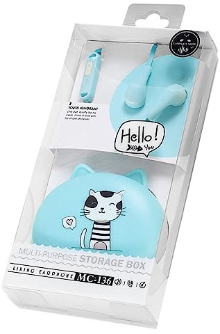 ETHZZLE Cuffie In-ear Cablato Con Design Adorabile Auricolari Leggeri e Comodi Compatibili Con e Perfetti Per Uso Quotidiano e Regali