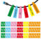 Self-Adhesive Cable Marks, 6 Colors 180 Pieces, Water Resistant and Tear Proof, Supports Printing and Handwriting
