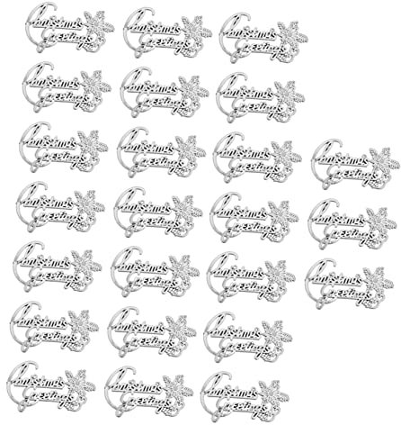 MOLUCKFU 30 Stück Weihnachtsanhänger Mit Englischen Buchstaben „Frohe Weihnachten“ Für Weihnachtsfestdekorationen