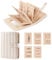 Lolalet Organizador de Joyas de Viaje, Estuche Portátil para Almacenamiento de Joyas con Cremallera, Libro Carpeta con Espejo Incorporado y Bolsa de Terciopelo para Mujer - Beige