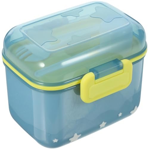 ibasenice Milchpulverspender Und Behälter Für Babynahrung Tragbar Und Leicht Mit Messlöffel Für Präzise Abfüllung Geeignet Für Kühlschrank Und Mikrowelle Verschlossen Zur Haltbarkeitserweite