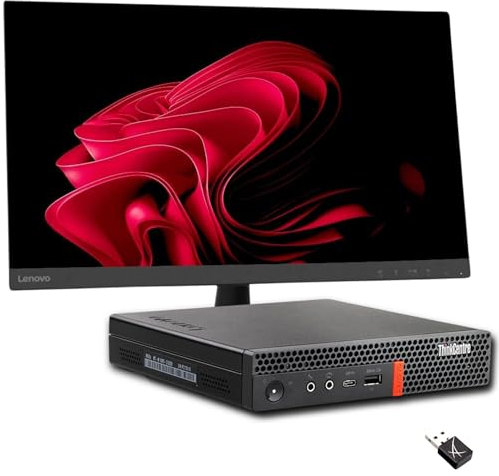 Lenovo Postazione completa Thinkcentre | Core i5-8500 fino a 3.50 ghz | Ram 32GB | SSD NVMe 512 GB WiFi | Monitor 27 FHD | Win 11 Professional Garanzia 36 Mesi