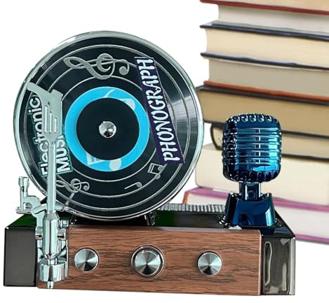 Turntable Car Air Freshener,Retro Ventclip Air Fresheners - 360 Degree Rotatable Stylish Retro Design Interior Decoration