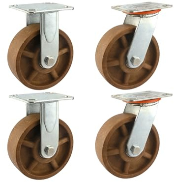 Möbelrollen Schwerlast Lenkrollen Lenkrollen Trolley C Heavy Duty 4er Set Industrie