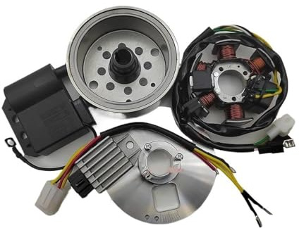 Passend Für Simson S50 S51 S53 S83 S70 Schwalbe KR51/2 SR50 SR80 12V Elektronik Lichtmaschine Zündung Umbausatz Zündspule Anschluss Stecker