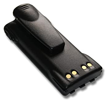 vhbw batteria compatibile con Motorola GP1280, GP140, GP240, GP280, GP320, GP328 radio (1500mAh, 7,2V, NiMH) + clip