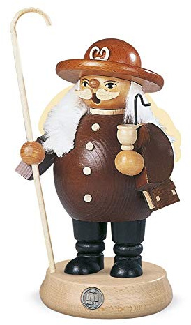 Mueller Räuchermann Schäfer, 19 cm hoch, original Erzgebirge Seiffen