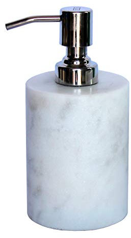 KLEO Marmor Steinseifenspender seifenspender Flüssigseifenspender - luxuriöse Badaccessoires-Kollektion - Marble Stone Soap Dispenser/Lotion Dispenser