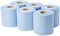Blue Rolls 6 Pack 2 Ply Embossed Centre Feed Paper Wipe Rolls 110m Rolls
