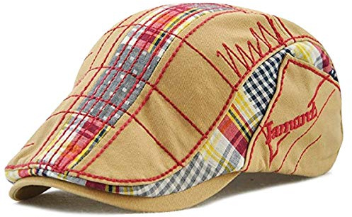 Sporty Gatsby Flatcap Schiebermütze Ivy Schirmmütze Cap Kappe Vintage Patch Cadet Hat Flat Beret Newsboy Golf