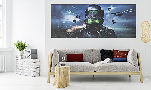 Komar Star Wars Vlies Fototapete DEATHTROOPER | 250 x 100 cm | Tapete, Wand Dekoration, Kinderzimmer, Jugendzimmer, Deathrooper | 002-DVD1