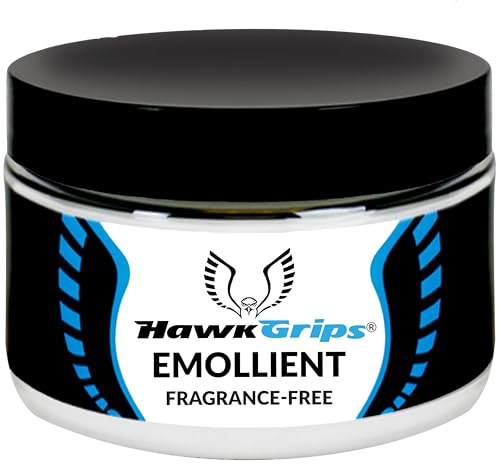 HawkGrips 8oz Massage Emollient, Unscented, Emollient for IASTM and Massage, Soft Tissue Mobilization & Lubrication for Massage Therapy, Shea Butter, Oil Based, Vegan, Cream Alternative, Pack of 1