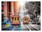 Pintoo Puzzle 1200 Teile für Erwachsene - Kabelautos auf der California Street, San Francisco Schönes Kunststoffpuzzle für Wohnkultur, Zero Dust Einfache Lagerung [H2044]