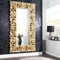 cagü XXL romantischer Wandspiegel Florence Gold Antik in Barock-Design aus Kunststein 180cm x 90cm | Vertikal oder horizontal aufhängbar