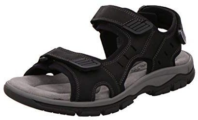 Rohde Herren Cortina Plateausandalen, Schwarz (Schwarz 90)