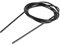 Kit de durite de logement de cable de frein de 2m pour velo de montagne (5 couleurs) (5mm-Noir) Gaine Velo Noir