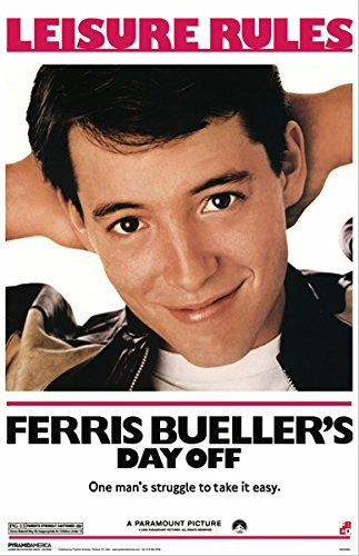 Sweetums Signatures Filmposter 'Ferris Bueller's Day Off', 30 x 46 cm, rahmenloses Geschenk