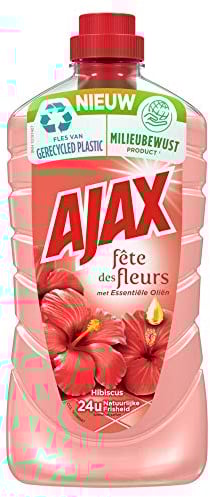 Ajax Allzweckreiniger - Fete de Fleur Hibiscus - 4er Pack (4 x 1Liter)