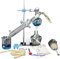 FanYu Lab Glassware Kit Glass Distillation Industrial Science Distiller Pure Dew Purification Making Essential Oils Distilled Water Filter Chemical