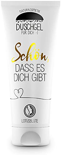 Lieblingsmensch/Herzensmensch/kleine Aufmerksamkeit/Partner/Frauen, Auswahl:Duschgel 'Schön dass es dich gibt'