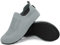 SAGUARO Ligeras Slipper Hombre Mujer Descalzo de Piscina Escarpines Zapatillas Antideslizante Zapatos Gris 38/39 EU