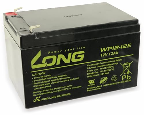 KUNG LONG Accumulatore al piombo WP12-12E, 12 V/12 Ah, resistente ai cicli