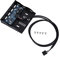 cigemay Panneau Avant du Concentrateur USB avec 4 Ports USB 2.0, Panneau Multiport 3,5 Pouces Baie de Disquette 9 Broches vers 4 Interfaces USB 2.0 HUB, Carte D'extension pour Ordinateur de Bricolage