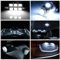 Kit Led Luci Interni Conversione Compatibile con Fiat 500X Auto Illuminazione Plafoniera Tettuccio Portaoggetti Cruscotto Bagagliaio Targa Alette Parasole 6000K Bianco ghiaccio (Fiat 500X)