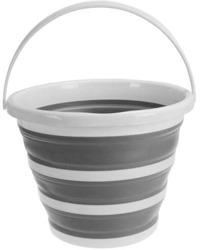 10L Silicone Collapsible Bucket Kitchen Camping Folding Plastic Water Carrier
