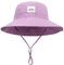 Malaxlx Baby Sonnenhut Lächeln Gesicht Lila Fischerhut Bucket Hat Strandhut UV Schutz Draussenhut Anglerhut Sommerhut für 0-6 Monate Mädchen Jungen