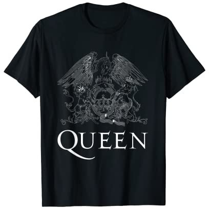 Logo officiel classique Queen Blanc T-Shirt