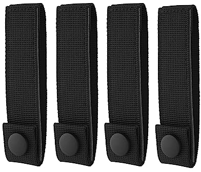 Savita 4 Stück MOLLE Gurte, MOLLE Gurte Praktische MOLLE Gurtbänder Polyester MOLLE Rucksackgurt Befestigungszubehör Anschlüsse für MOLLE