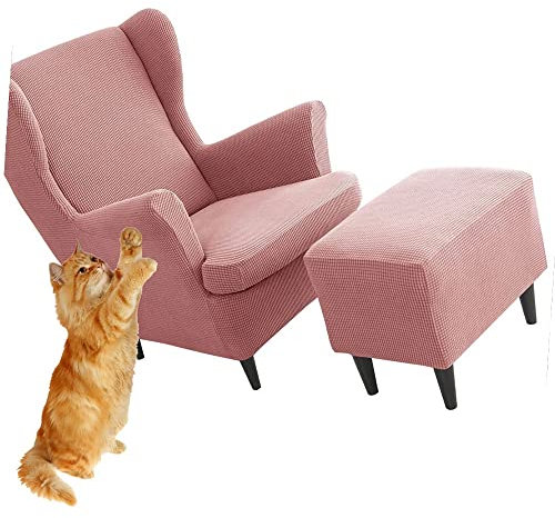 3 Teilig Ohrensessel Überzug Mit Ottomane Schonbezug Tiger Stuhlbezug Mit Armlehne Ohrensessel Schonbezüge Stretch Sessel Überwürfe Ohrensesselbezüge Bezug Sesselhusse Tiger Stuhlbezug ( Color : #20 )