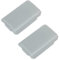 Kliplinc 2X White Replacement Battery Shell Pack Case Cover Holder for Minisoft Wireless Controller Game Gamepad