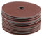 sourcing map 25pcs 100 Grit Aluminum Oxide Resin Fiber Discs 4x5/8 Metal Sanding Grinding Discs for Angle Grinding Machine Polishing and Grinding Metals, Wood, and Fiberglass
