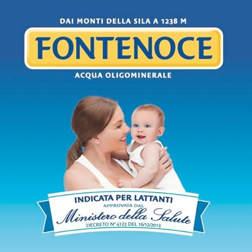 Acqua Fontenoce Ideale Per Lattanti e Adulti Bottiglie 500 ml Approvata Dal Ministero Della Salute Acqua Minerale Naturale Oligominerale Bottiglia E Tappo Riciclabili (48 BOTTIGLIETTE 500ML)
