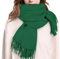 Chalier Fashion Damen Wollschal Pelzig und Hautfreundlich Weicher Winter schal Einfarbig Warme Quaste Damen schal Perfektes Weihnachts und Geburtstagsgeschenk für Frauen