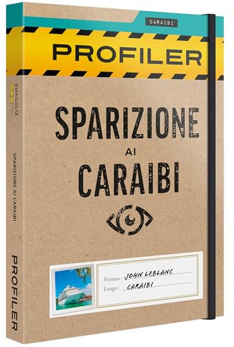 Platonia Games PROFILER - Sparizione Ai Caraibi - : John LeBlanc è scomparso - Gioco di società Escape Game - Gioco d'indagine collaborativa coinvolgente, 1-6 giocatori