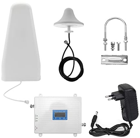 SHUAIGUO 110-220 V Tri-Band-Verstärker 900 1800 2100 GSM DCS WCDMA 4/3/2G LTE Universal-Signalverstärker Intelligentes Repeater-Kit