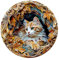 Holzpuzzle Erwachsene 3D Katze- 100 Teile Rundpuzzle Geschenkbox, Wanddekoration (Erwachsene/Kinder)